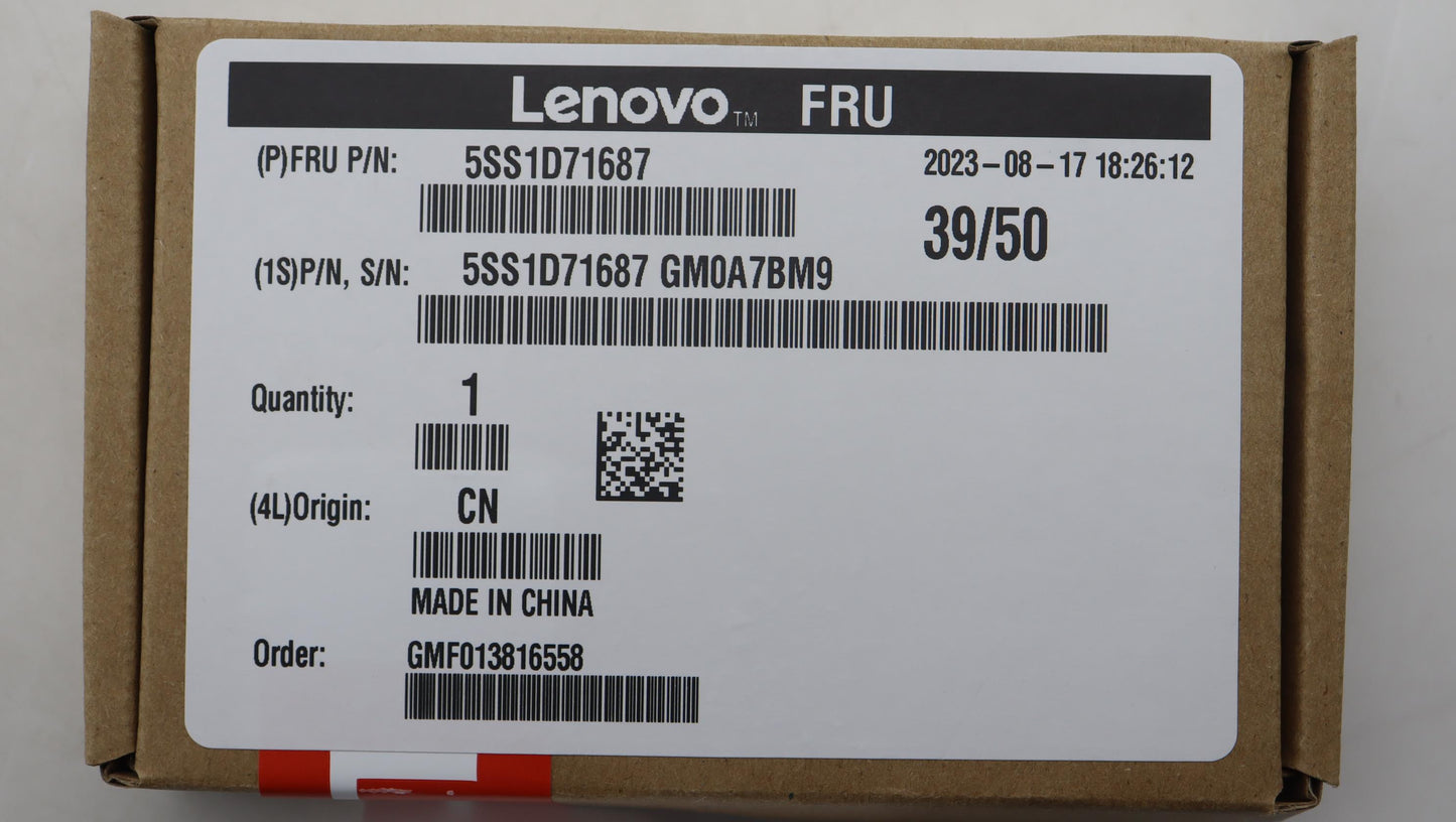 Lenovo Ssd_Asm 1Tb,M.2,2280,Pcie4X4,M - 5SS1D71687