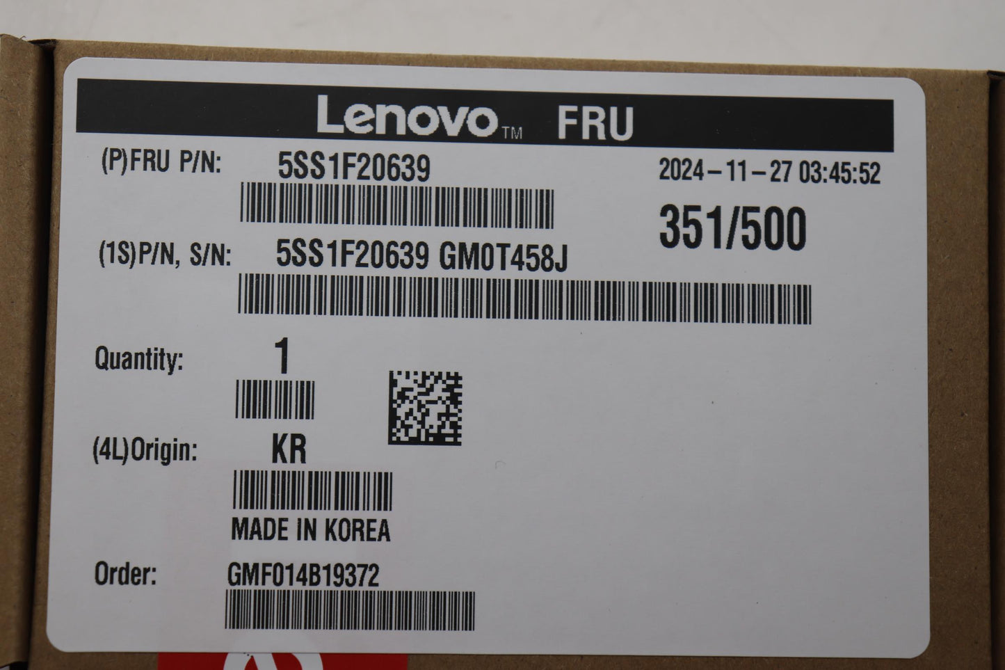 Lenovo Ssd_Asm 512G,M.2,2242,Pcie4X4, - 5SS1F20639