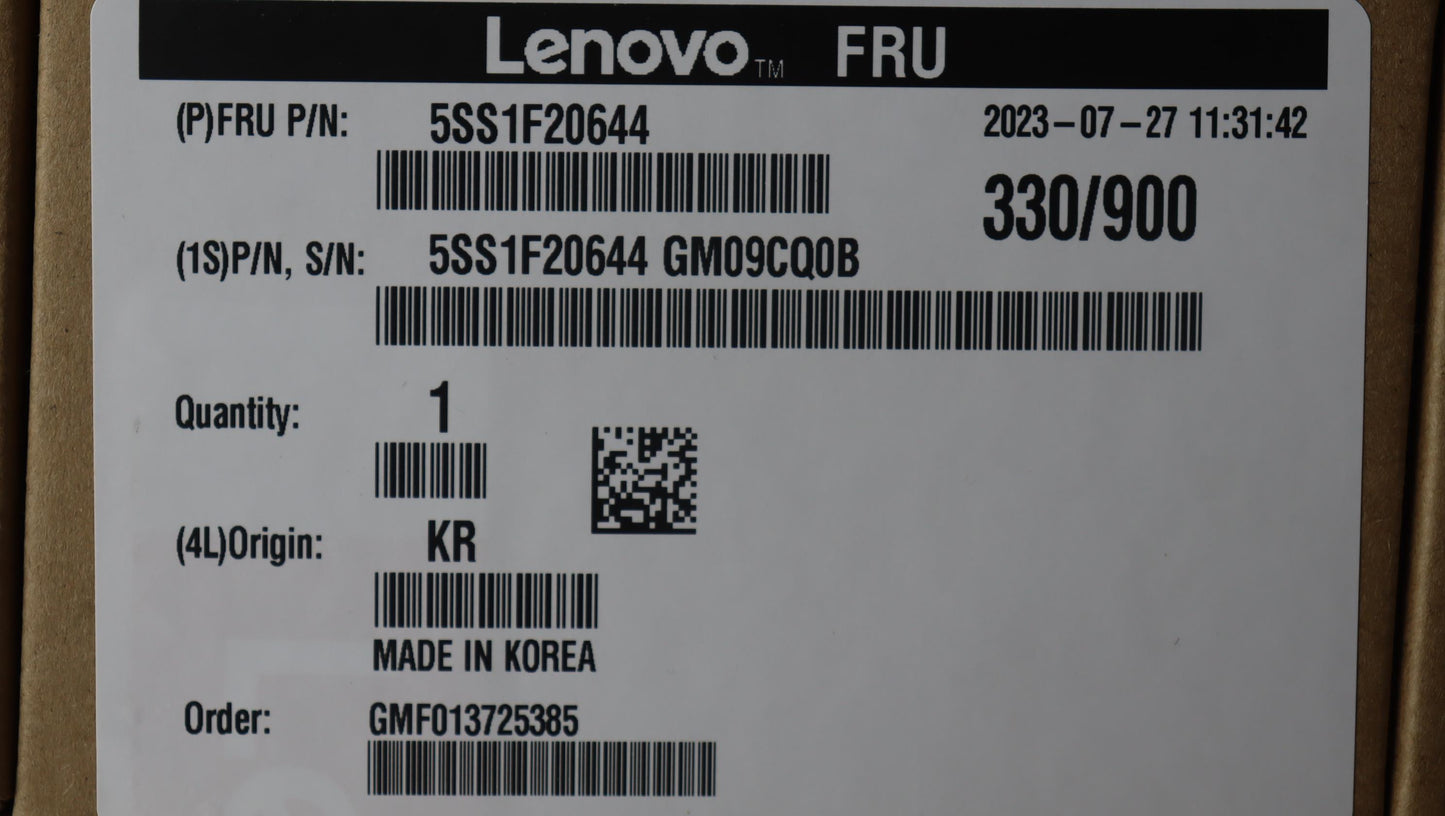 Lenovo 512GB M.2 SSD, 2280, PCIe4X4, OPAL, SK Hynix - 5SS1F20644