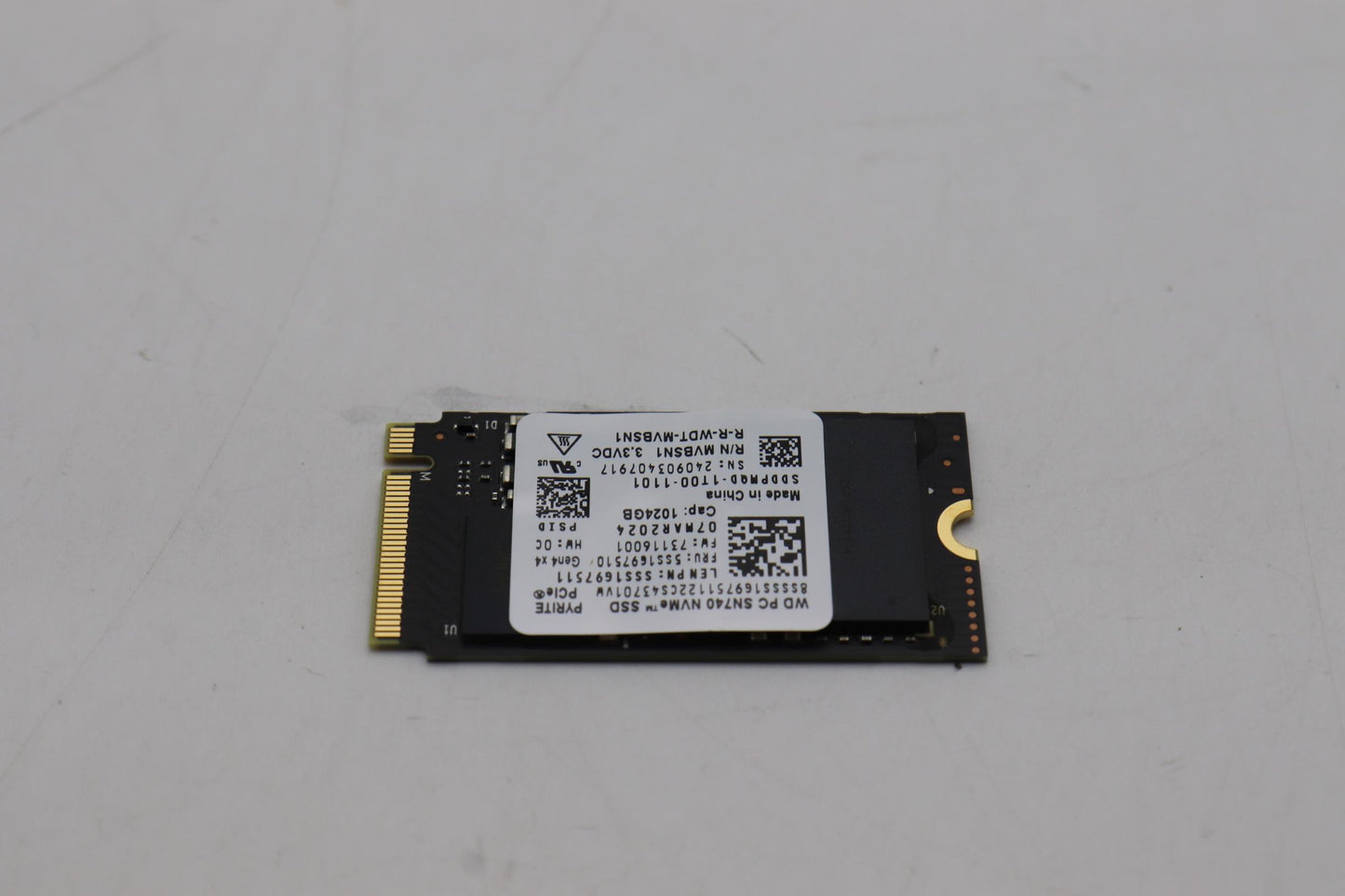 Lenovo Ssd Wd Sn740 1T 2242 Pcie G4V - 5SS1G97510