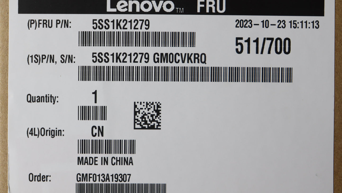 Lenovo Ssd Sol Echo Harbor 512G 2242 - 5SS1K21279