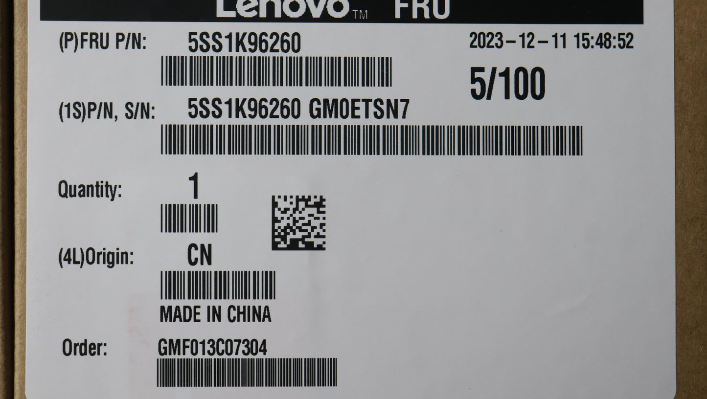 Lenovo Ssd Um Am6A1 1T 2280 Pcie G4V - 5SS1K96260