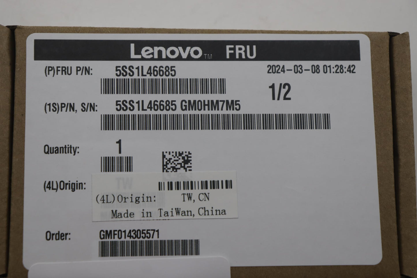 Lenovo Ssd_Asm 512G,M.2,2280,Pc - 5SS1L46685