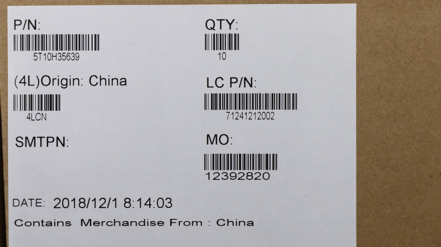 Lenovo Ks Kits Screws And Labels - 5T10H35639
