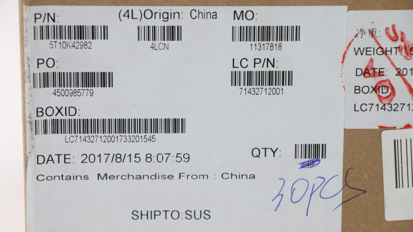Lenovo Ks Kits Screws And Labels - 5T10K42982