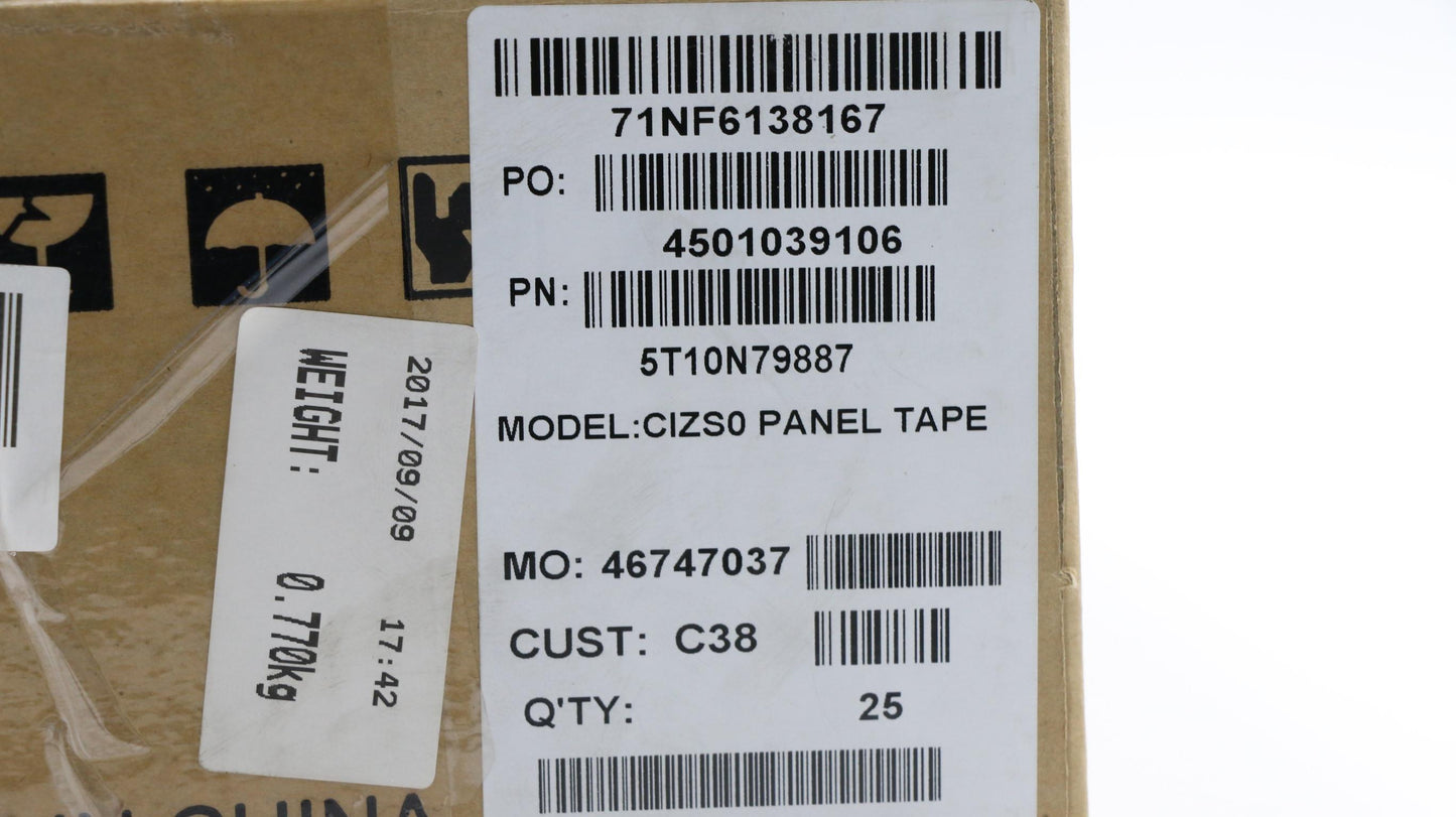 Lenovo 5T10N79887 Panel Tape C 80Xc