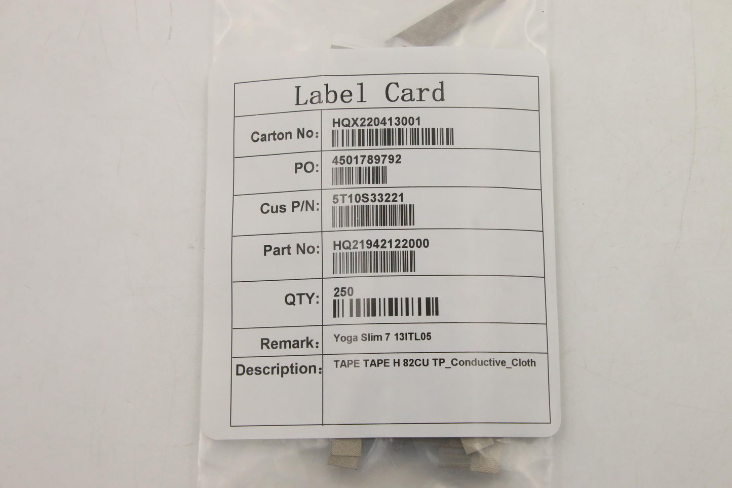 Lenovo Tape Tape H 82Cu Tp_Conductive - 5T10S33221