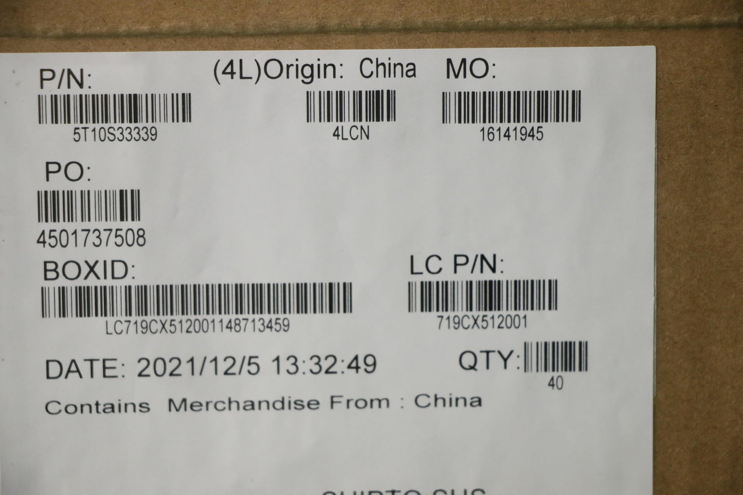 Lenovo Tape Mylar L 82Qx For Mb - 5T10S33339