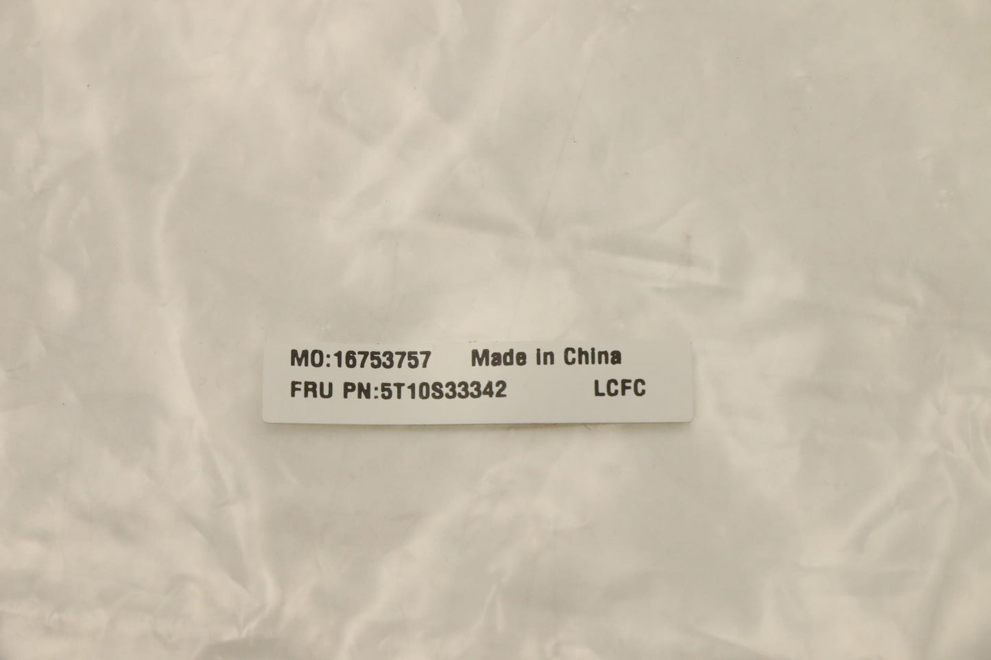 Lenovo Tape Sponge L 82Rf Battery_Gas - 5T10S33342
