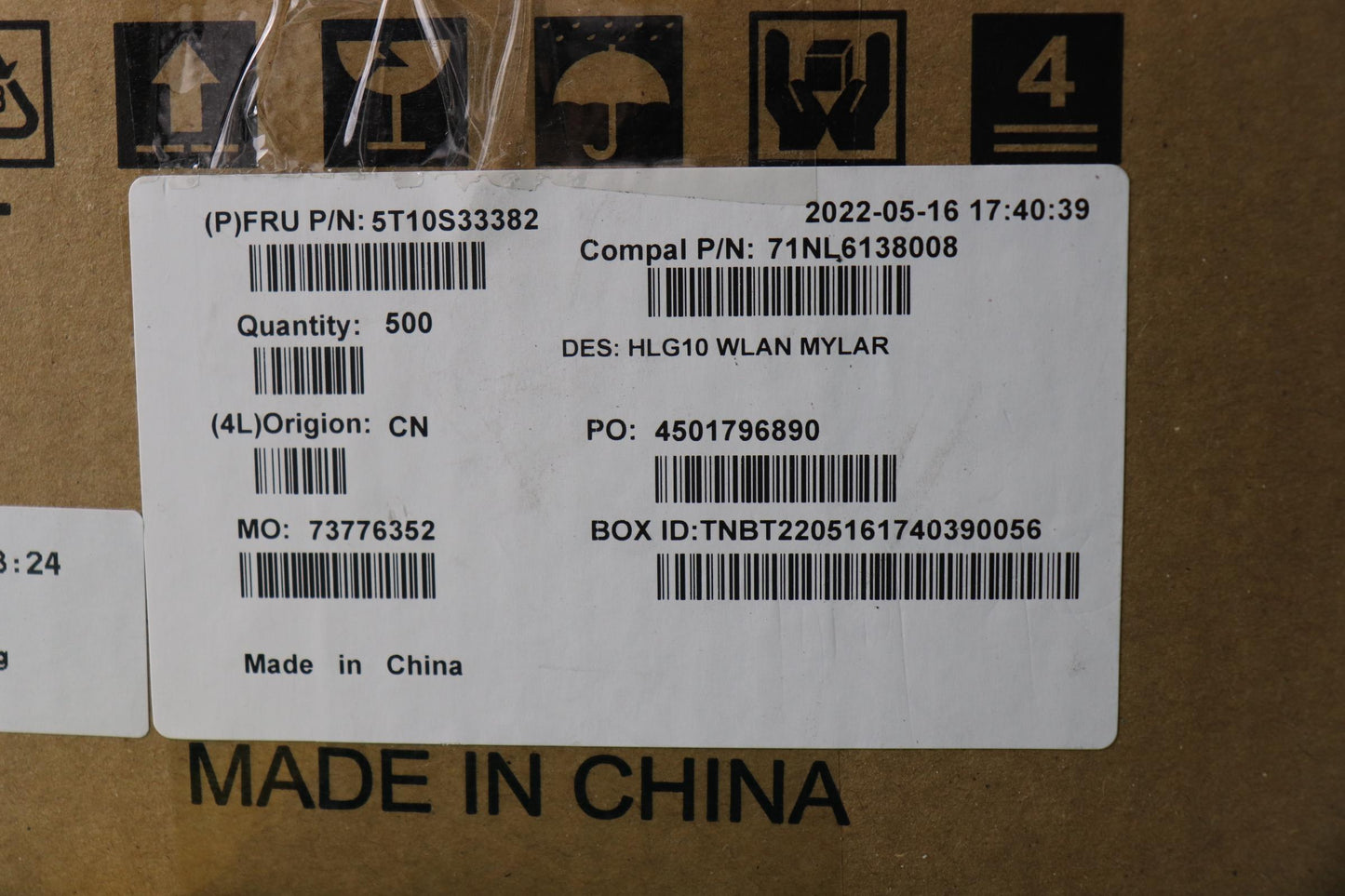 Lenovo Tape Mylar C 82S9 Wlan - 5T10S33382