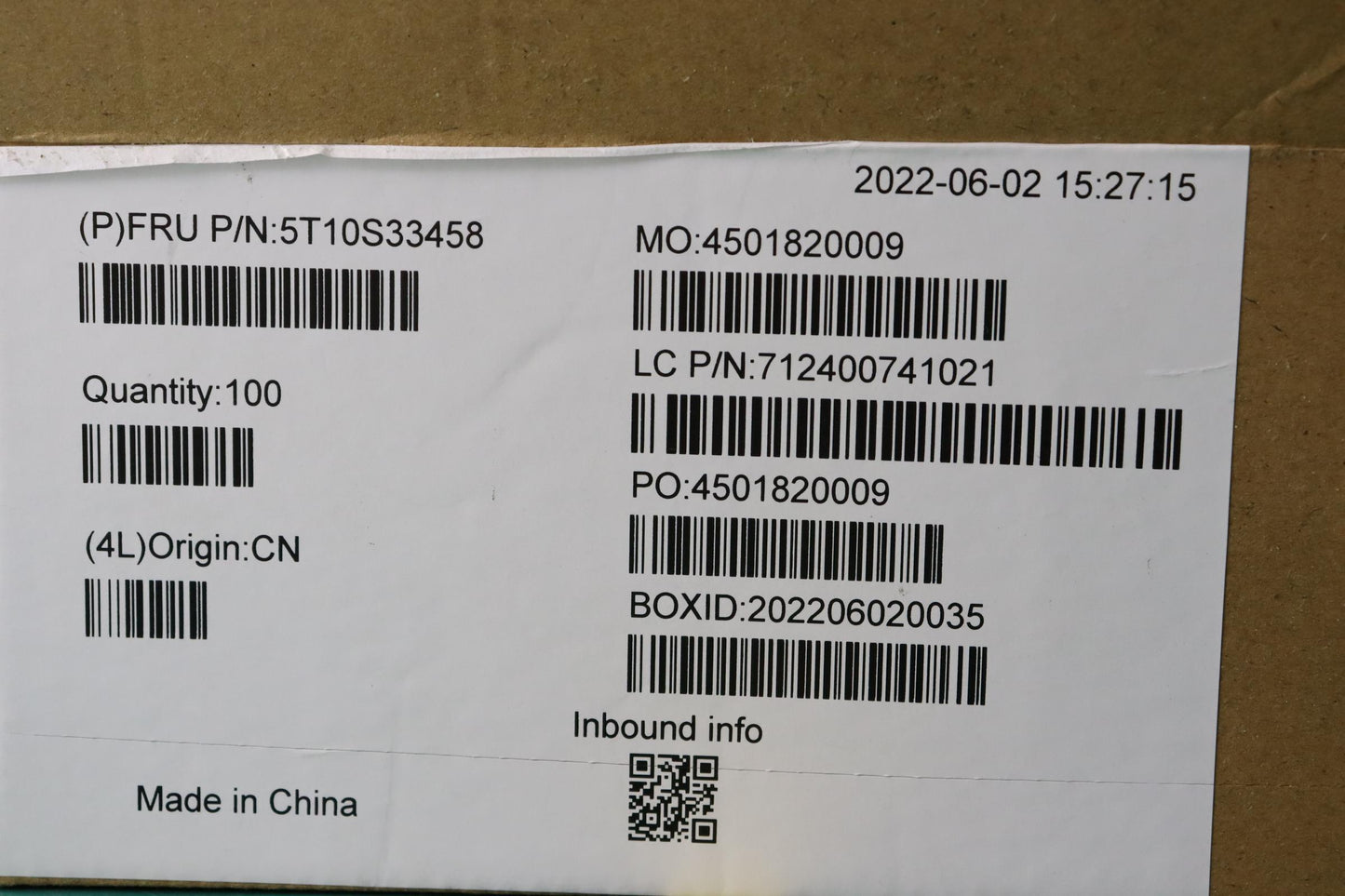 Lenovo Tape Sponge Wt 82Tq Irled - 5T10S33458