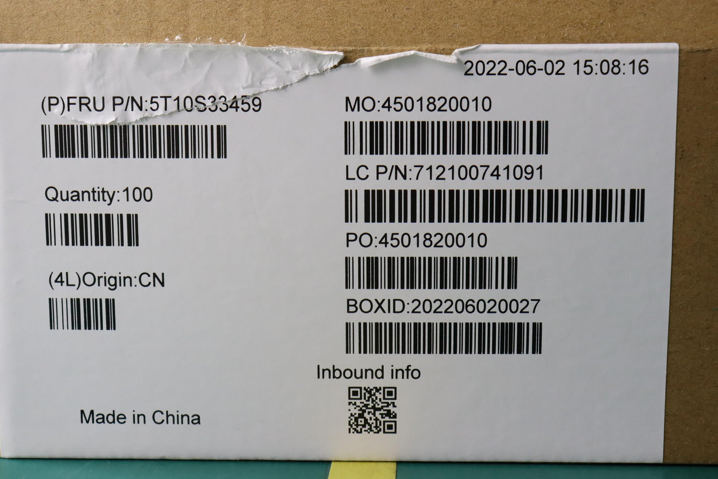 Lenovo Tape Mylar Wt 82Tq Wlan - 5T10S33459