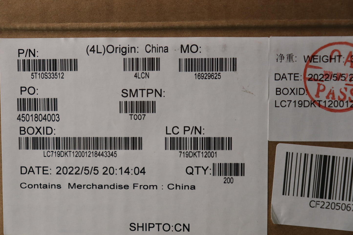 Lenovo Tape Mylar L 82Rf Panel Boe - 5T10S33512