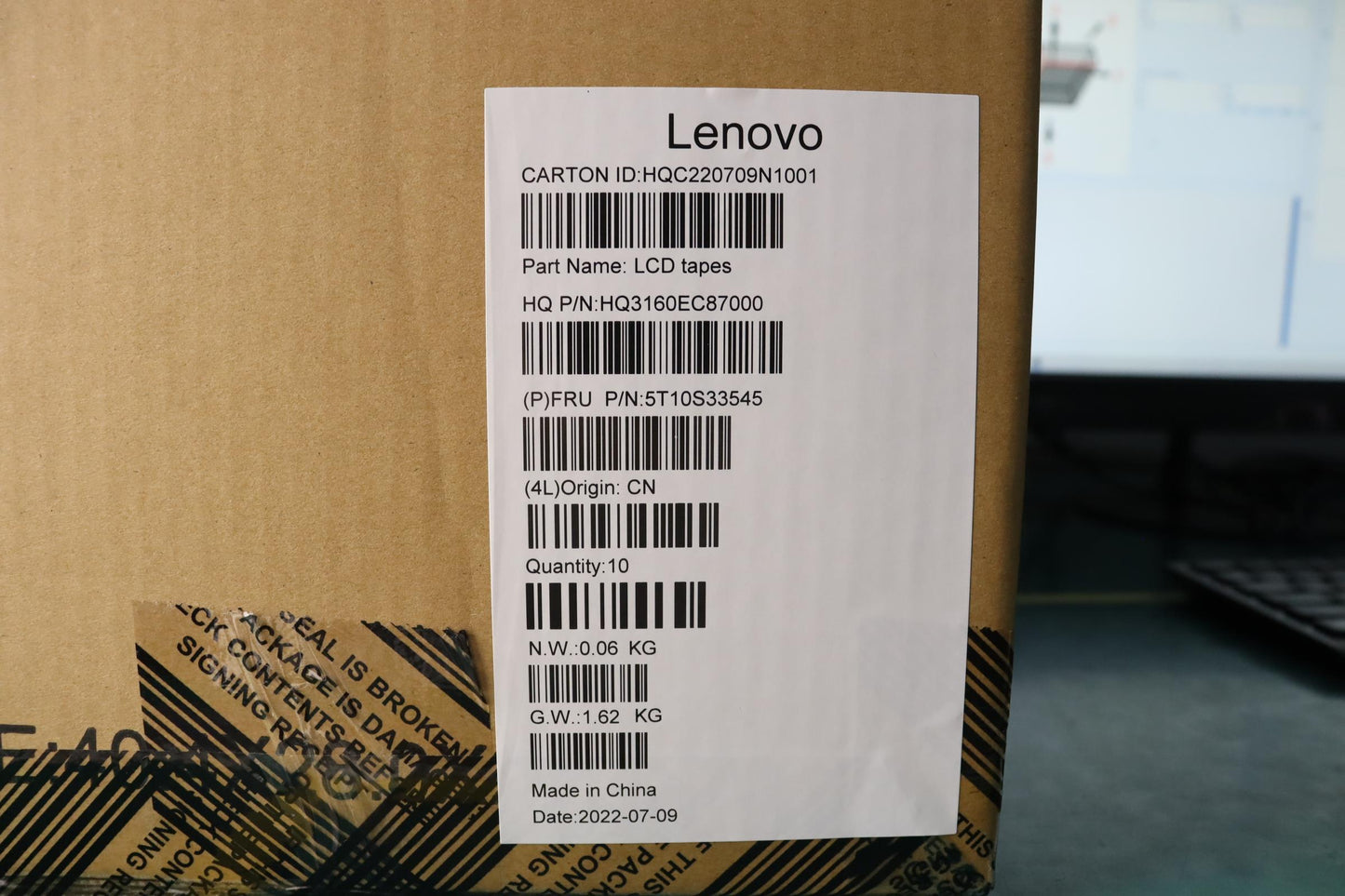 Lenovo Tape Removable Tape H 21El5Pcs - 5T10S33545