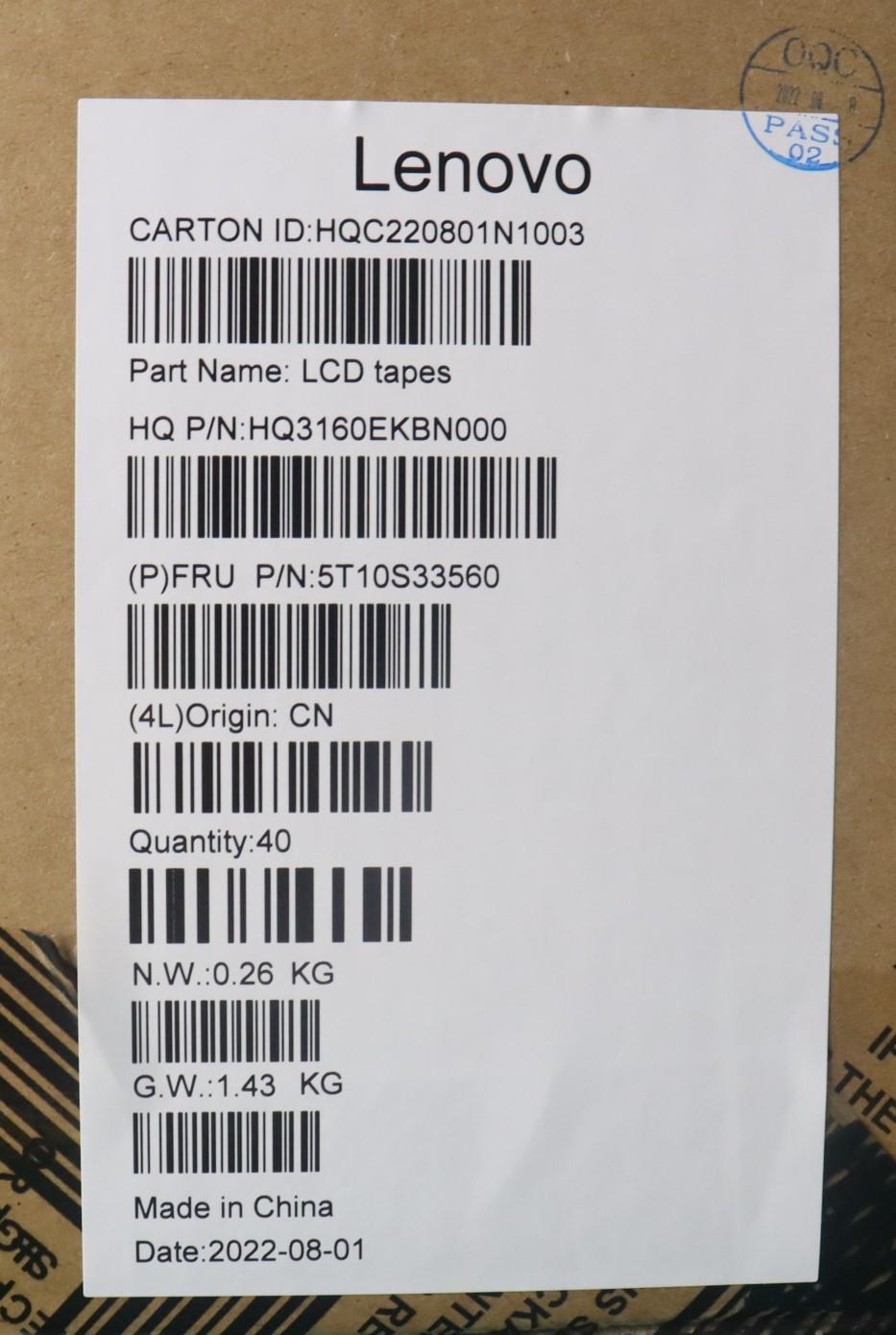 Lenovo Tape Tape H 21Cx Speaker Spong - 5T10S33560