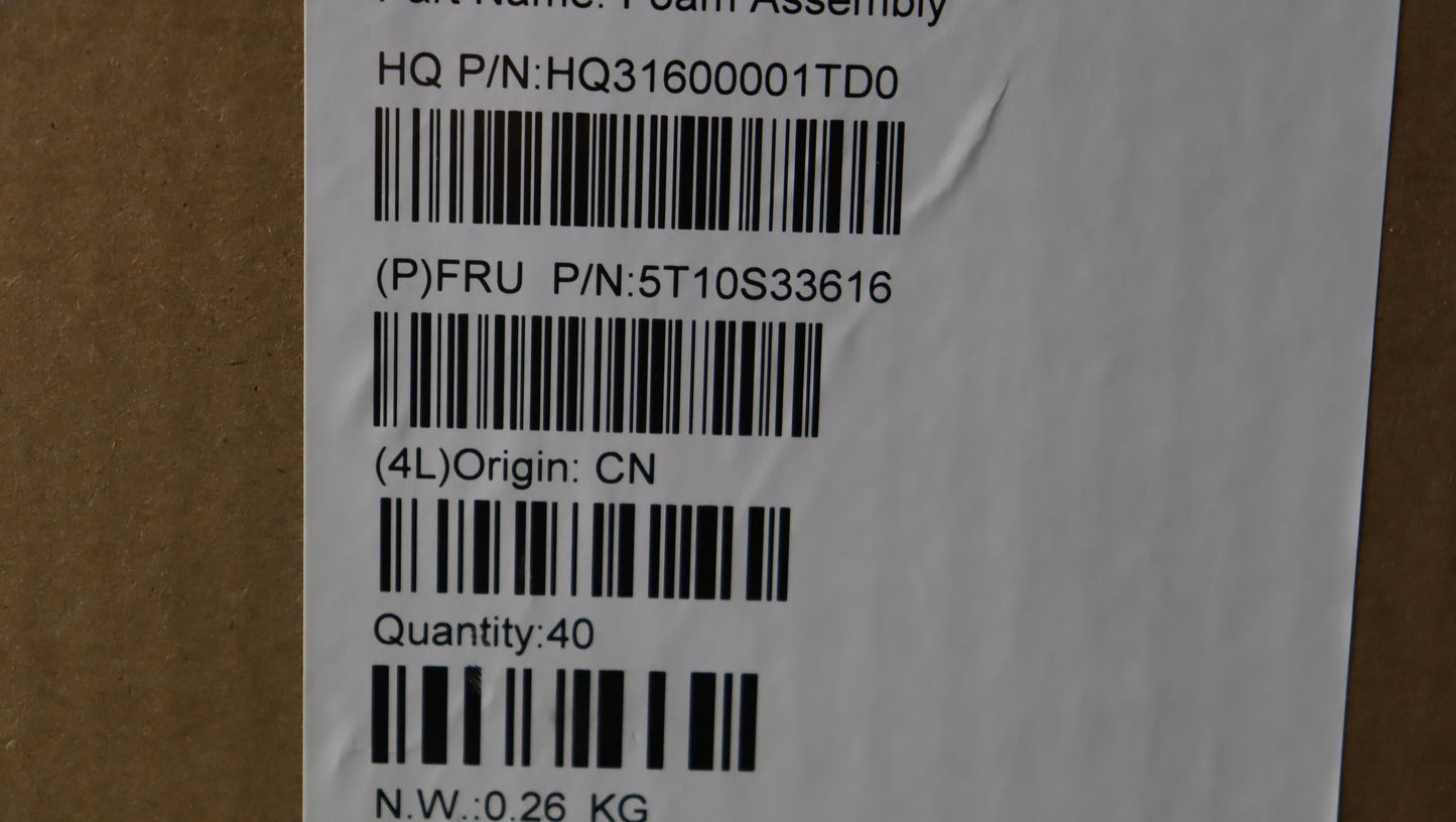 Lenovo Tape Rf Edp Xibocai H 82Yn 5Pc - 5T10S33616