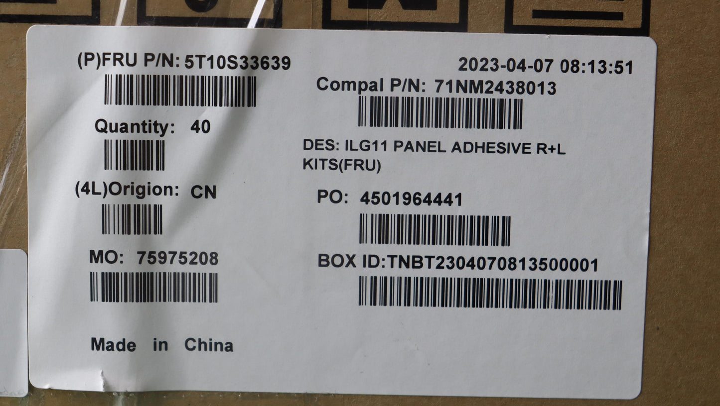 Lenovo Tape Removable Tape (R+L)*5 C - 5T10S33639