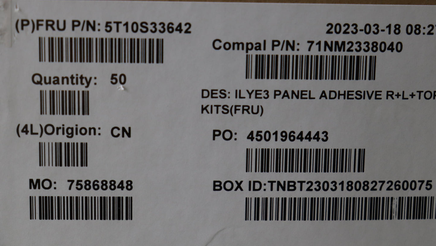 Lenovo Tape Removable Tape R+L+Top C - 5T10S33642
