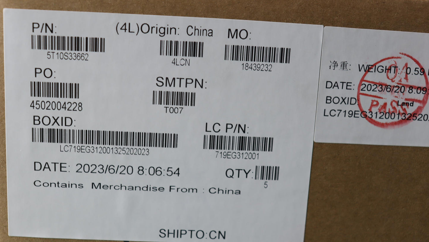 Lenovo Removable Tape L82YQ Kit *5 - 5T10S33662