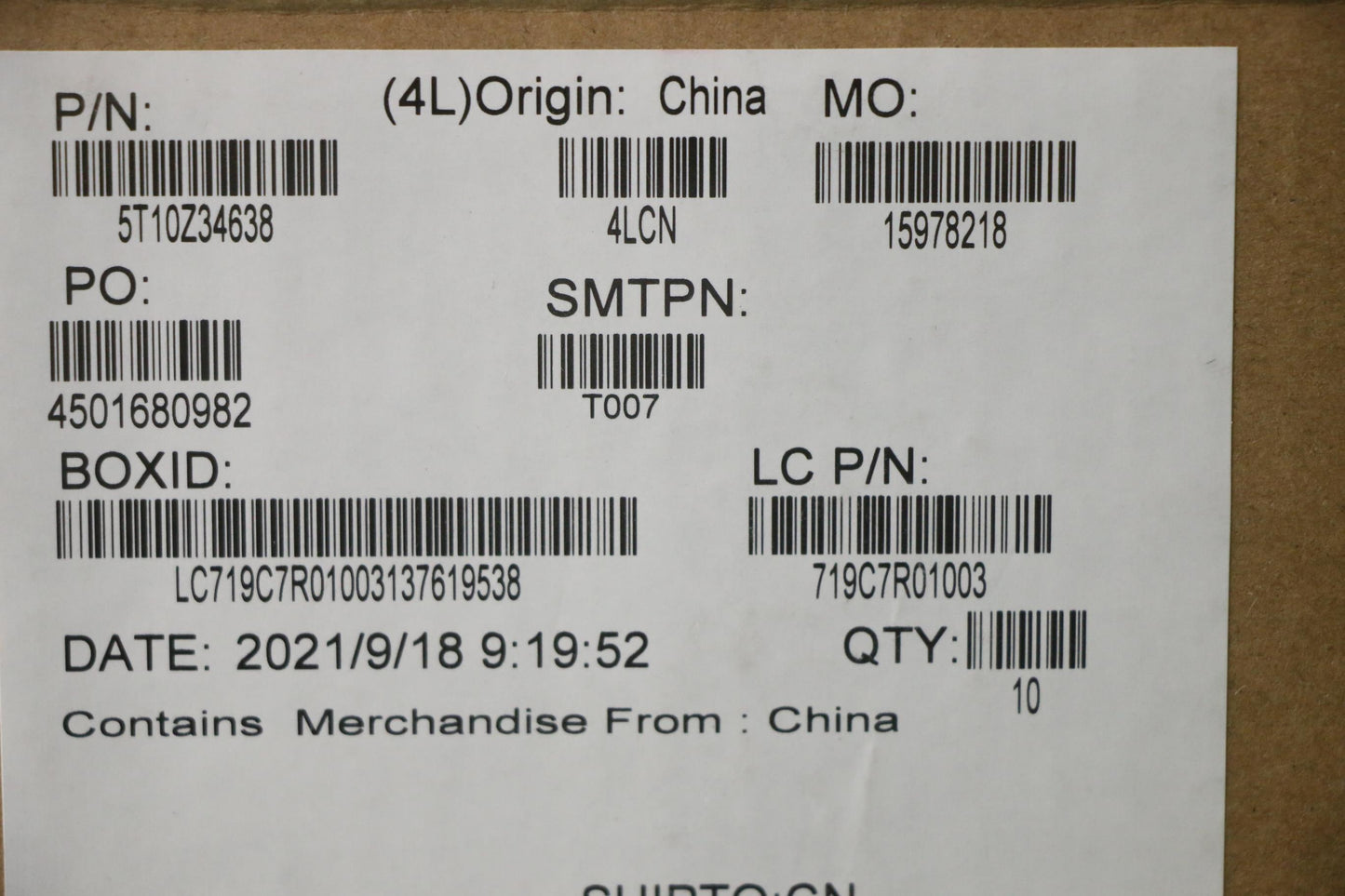 Lenovo LCD Tape - 5T10Z34638