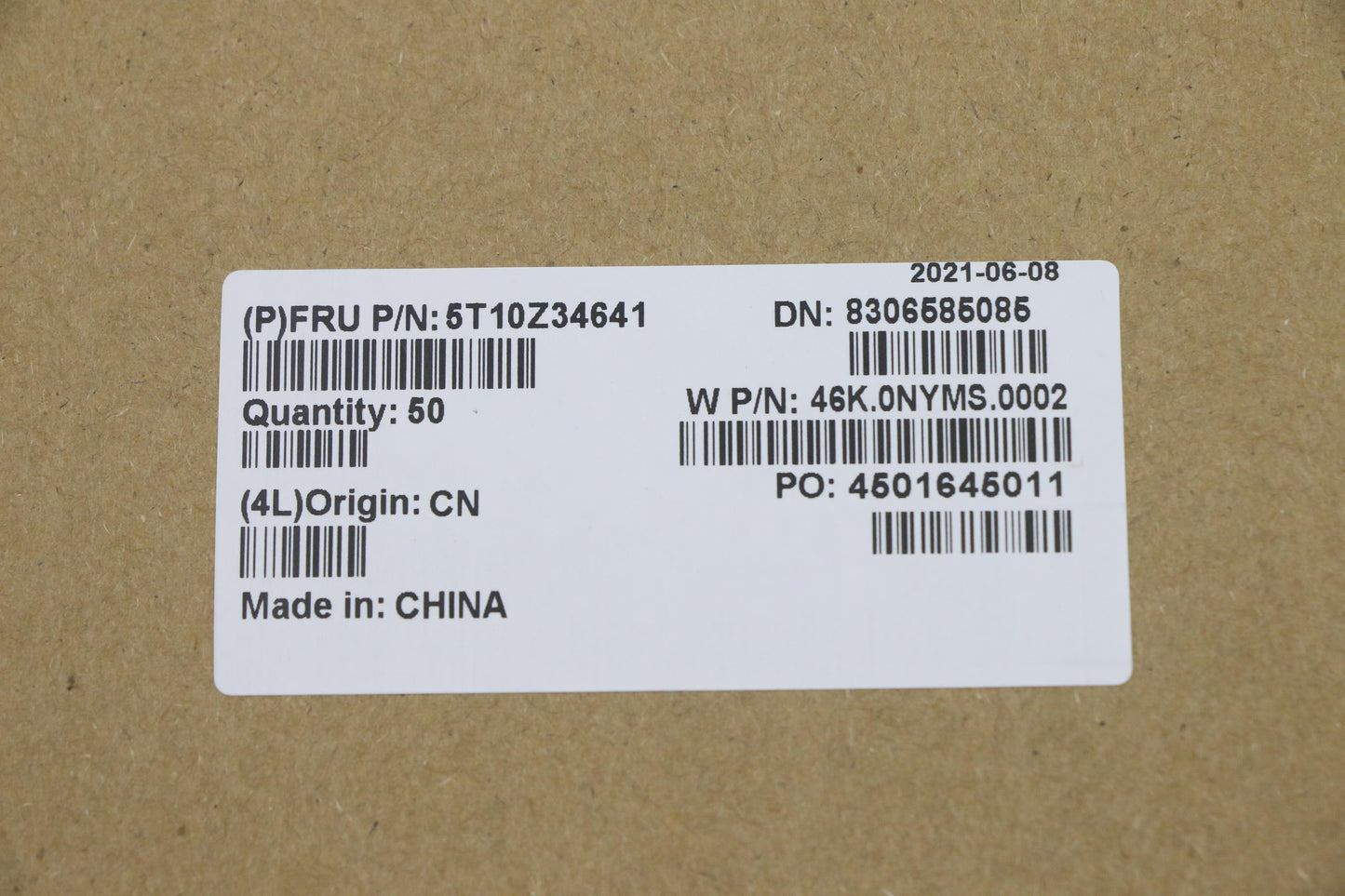 Lenovo Tape Fru Tape Tape, Screw Myla - 5T10Z34641