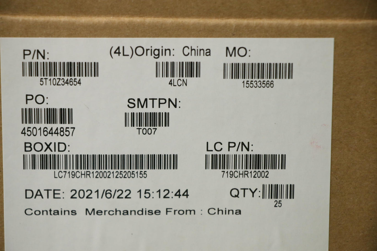 Lenovo Tape Fru 500Eg3_Strip_Cvr_Scre - 5T10Z34654
