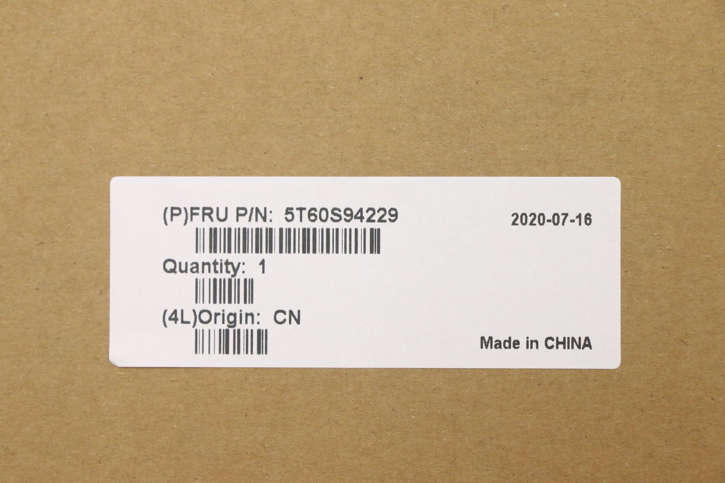 Lenovo Cards Misc Internal; Usb, Audi - 5T60S94229