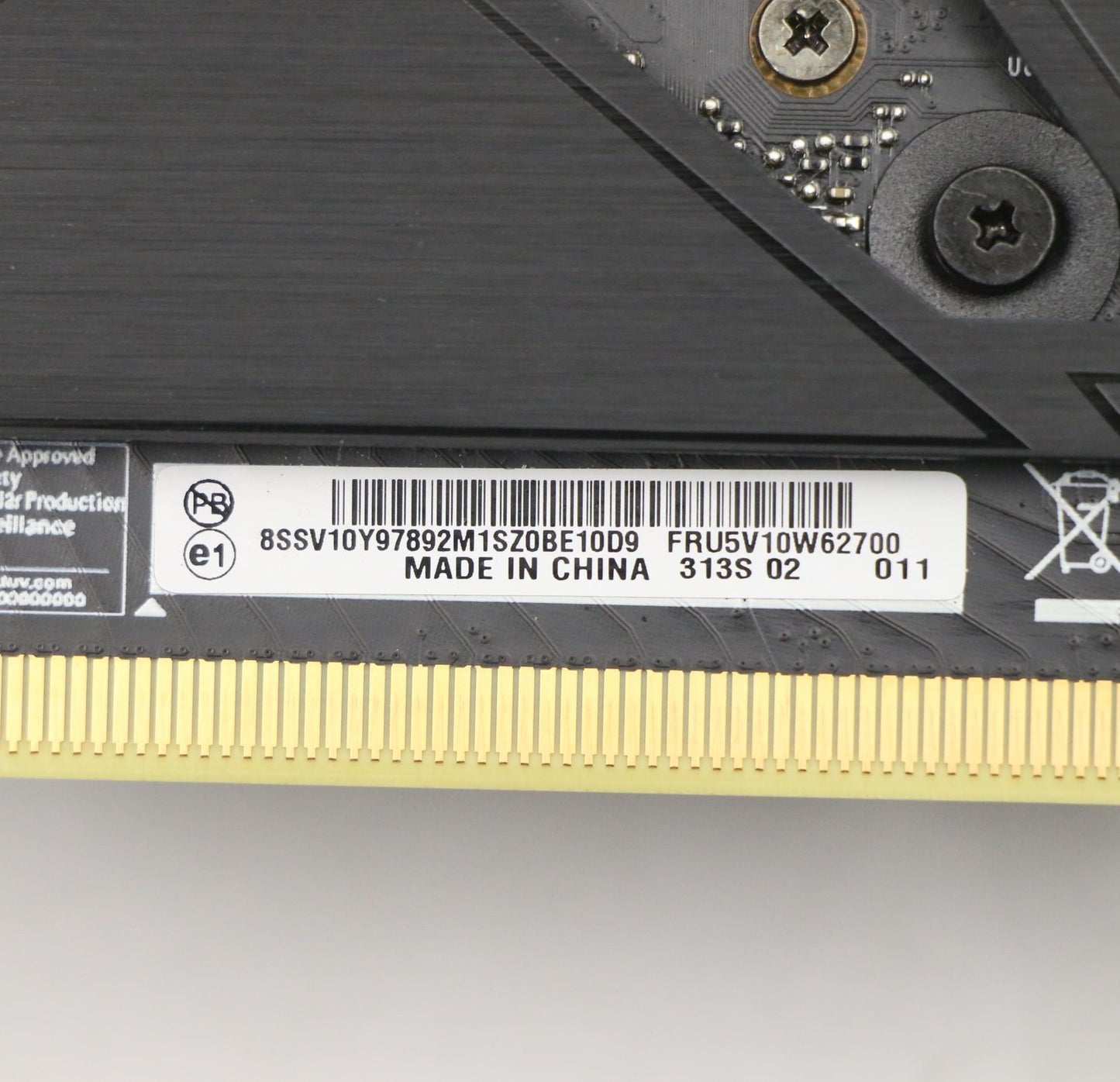 Lenovo Video_Card Rtx2080 Sp 8G G6 H+ - 5V10W62700
