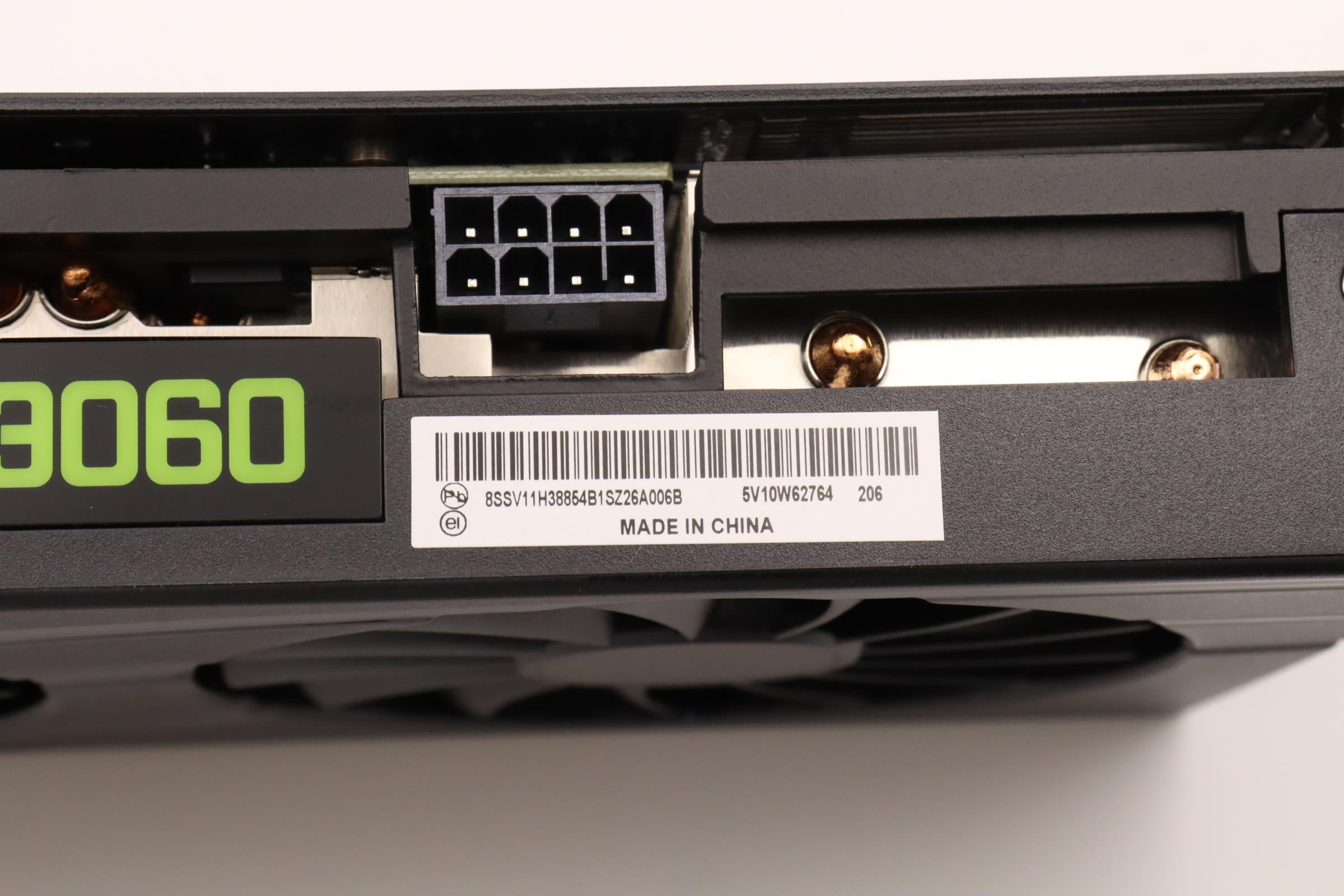 Lenovo NVIDIA RTX3060 Graphics Card, 12GB GDDR6, 3 DisplayPorts
