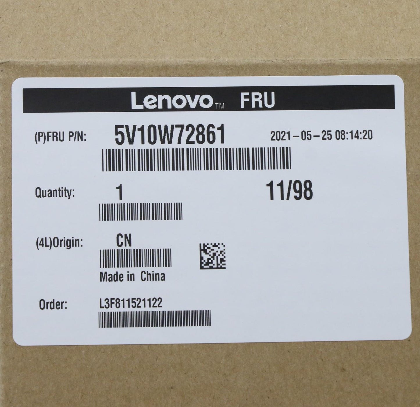 Lenovo Video_Card Quadro P1000 Update - 5V10W72861