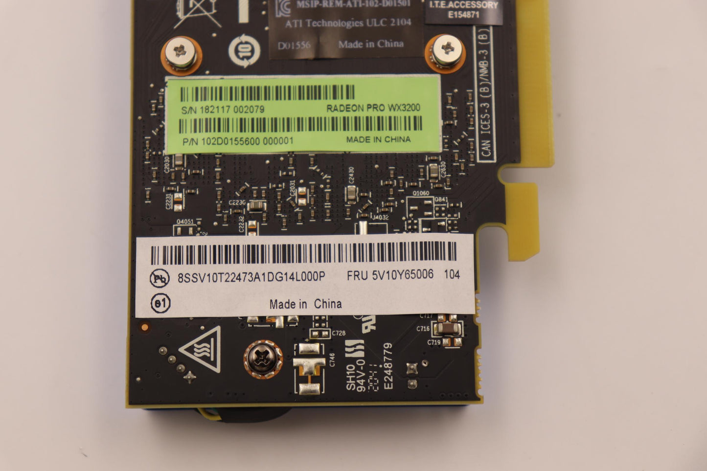 Lenovo Video_Card Radeon Pro Wx3200 4 - 5V10Y65006