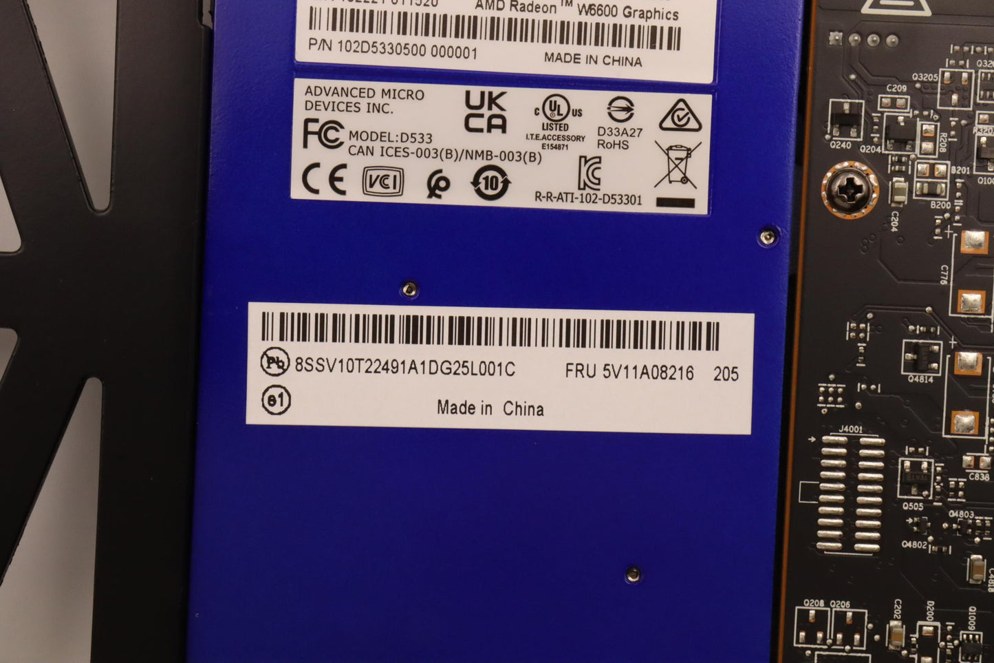 Lenovo Videocard Amd Radeon Pro W6600 - 5V11A08216