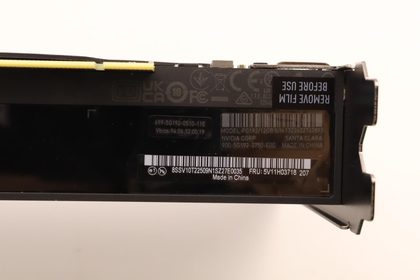 Lenovo Videocard Rtx A2000E Minidp X4 - 5V11H03718