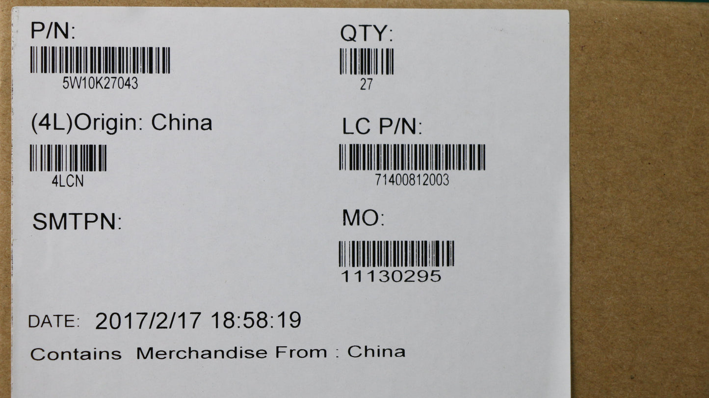 Lenovo Cw Wireless Wan Adapters - 5W10K27043