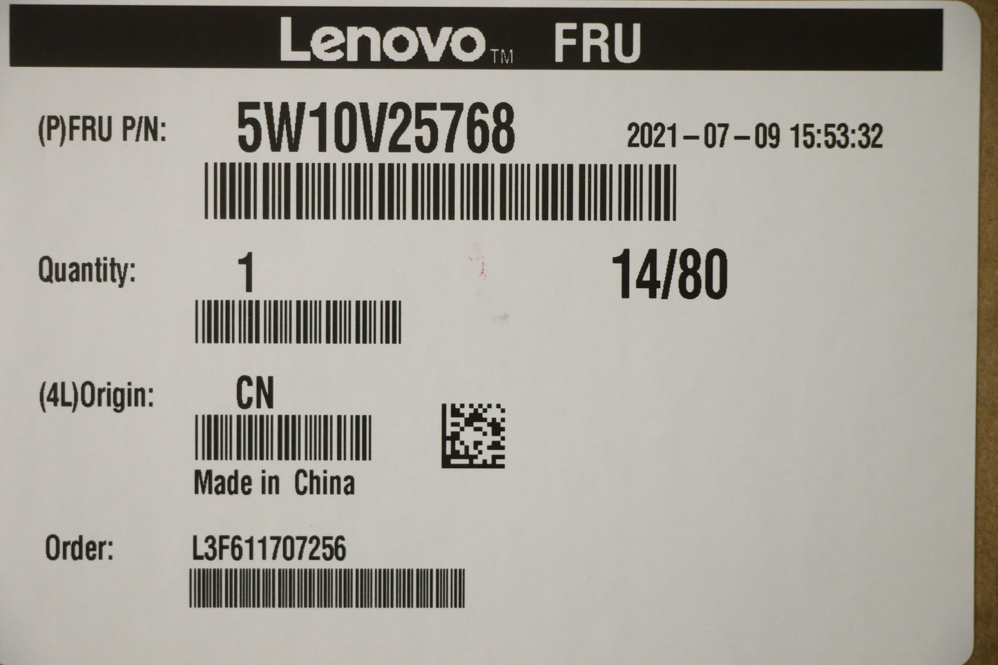Lenovo Wireless, CMB, FXN, SDX55 sub6 - 5W10V25768