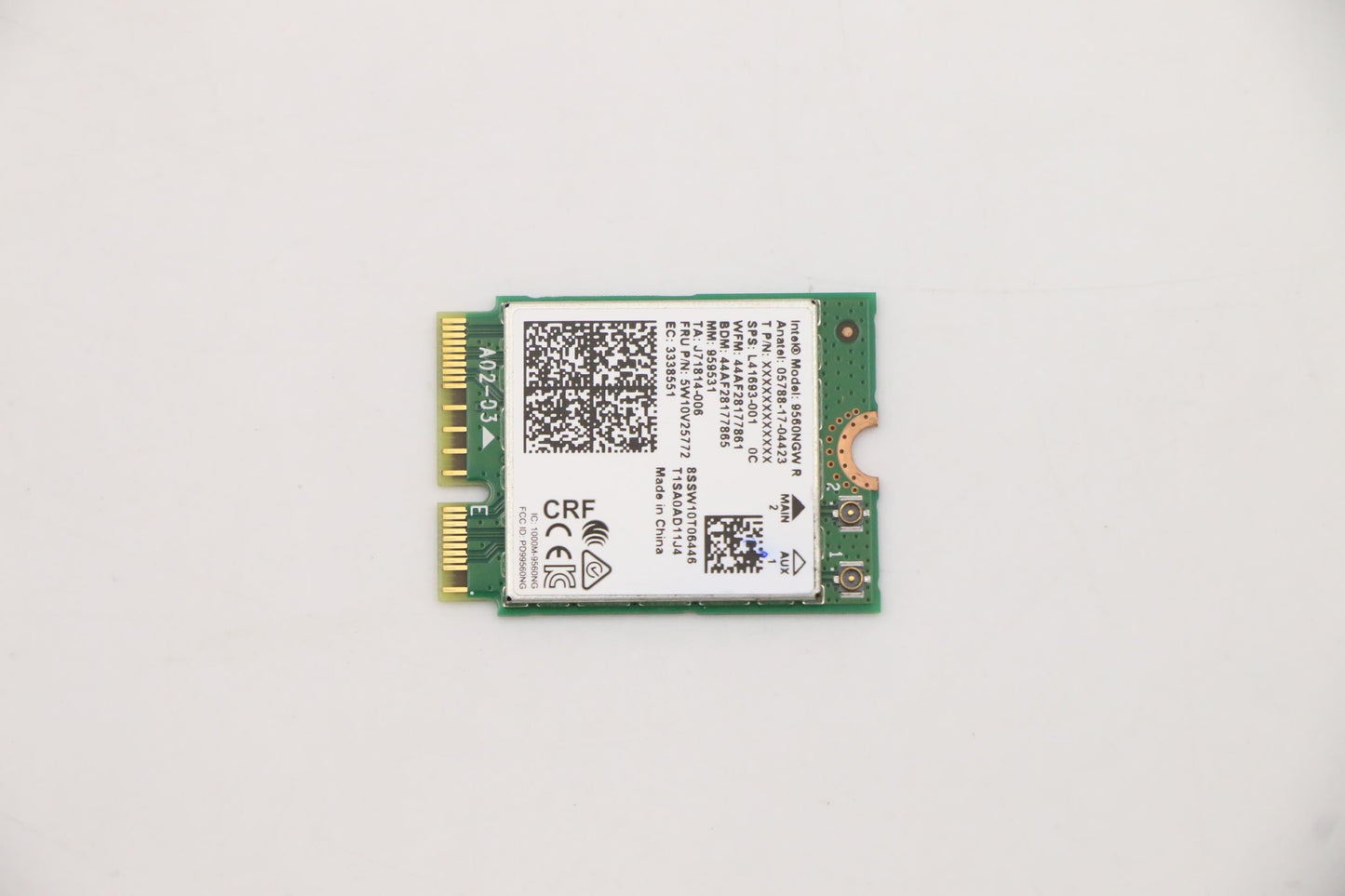 Lenovo (5W10V25772) Dual Band Wireless WiFi Card