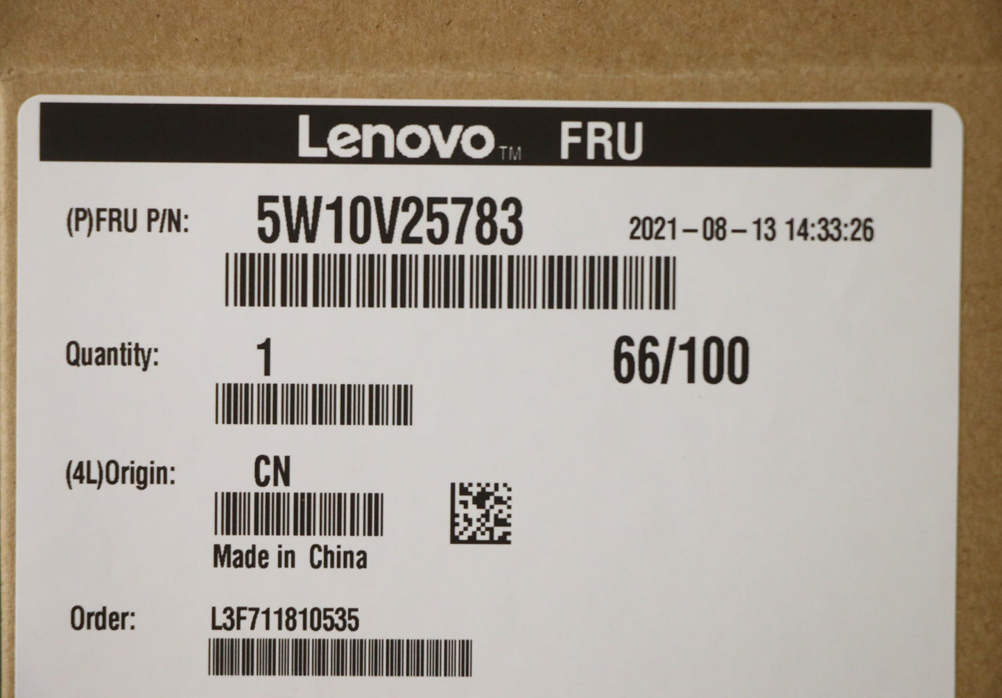 Lenovo AX210 Wireless Module, CMB, IN, vPro - 5W10V25783