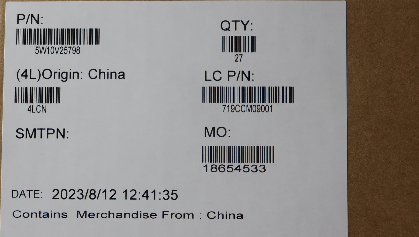 Lenovo Wireless Wireless,Wan,Fxn,X55 - 5W10V25798