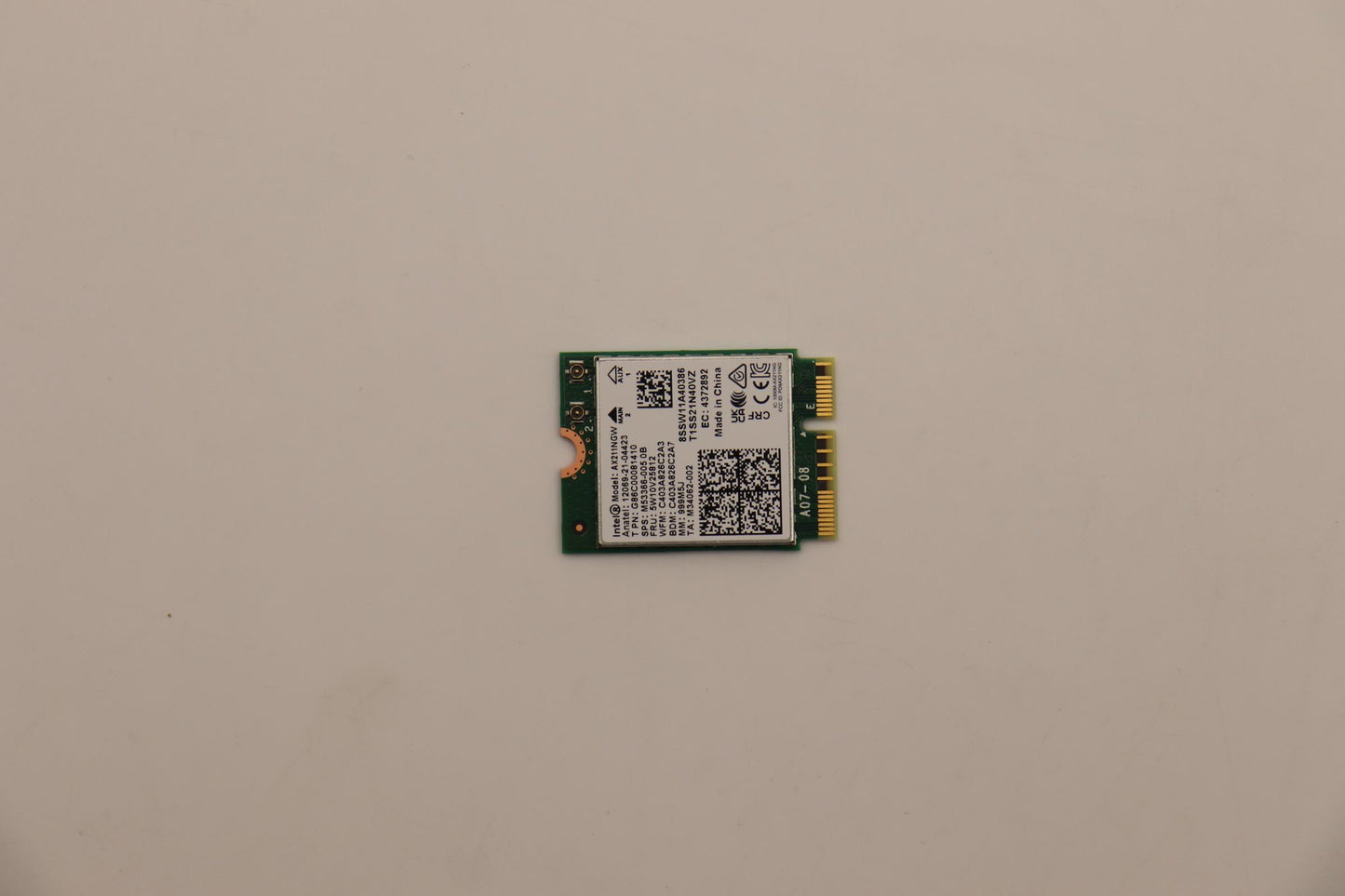Lenovo Wireless Card, Intel AX211 NV - 5W10V25812