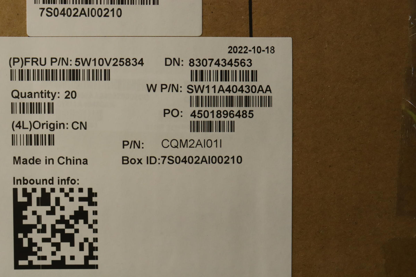Lenovo Wireless Wireless,Cmb,Fxn,Sdx5 - 5W10V25834