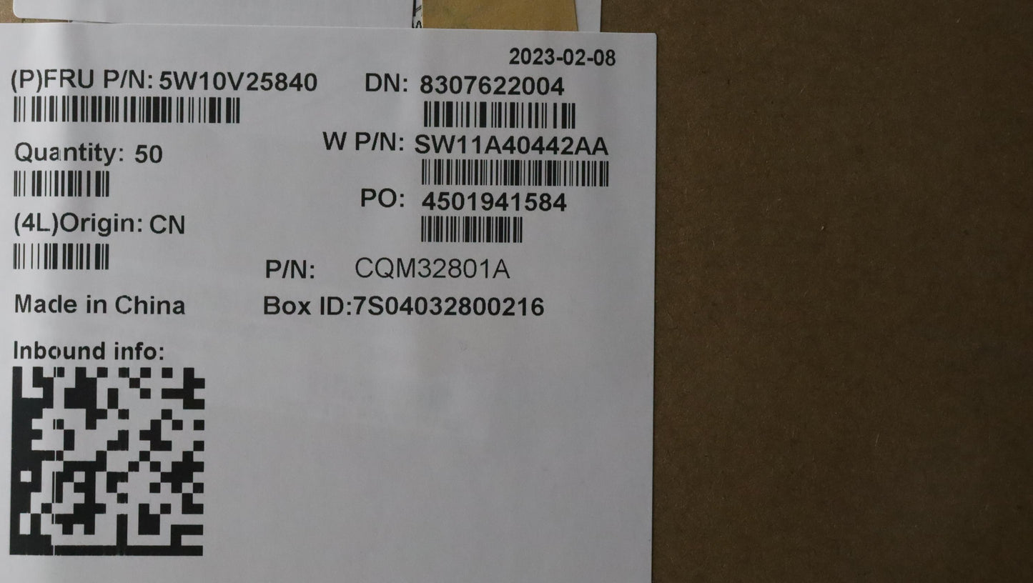 Lenovo Wireless Wireless,Wan,Fxn,Sdx5 - 5W10V25840