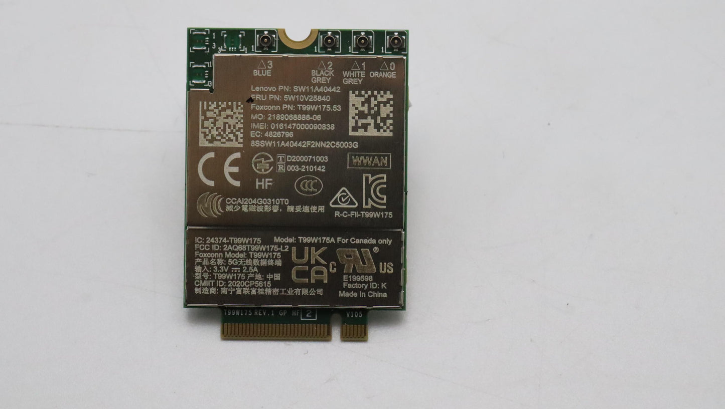 Lenovo Wireless Wireless,Wan,Fxn,Sdx5 - 5W10V25840