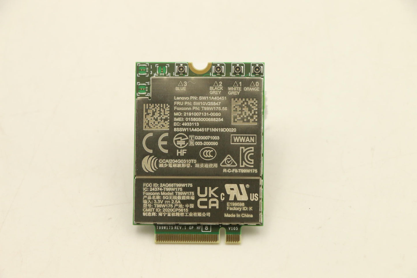 Lenovo Wireless Wireless,Wan,Fxn,Sdx5 - 5W10V25847