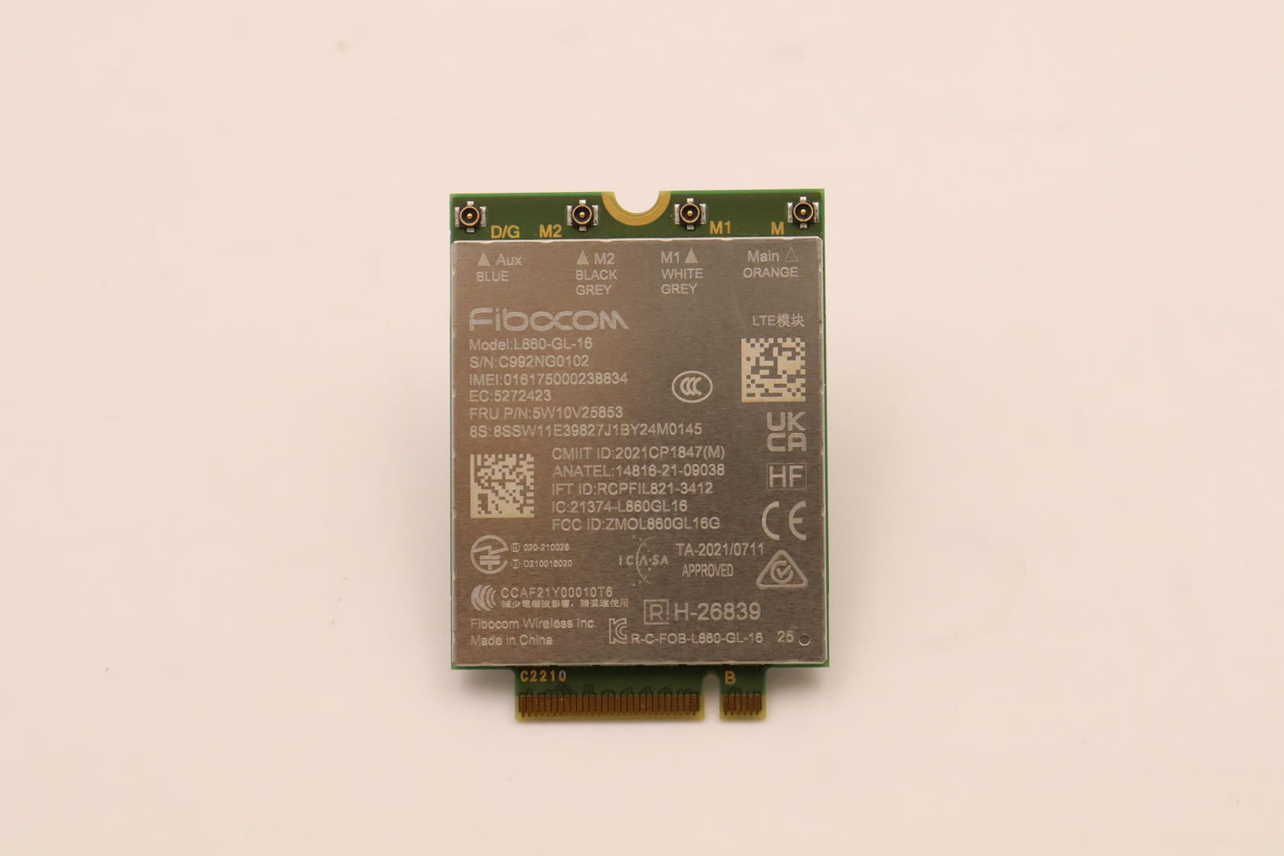 Lenovo Wireless Wireless,Wan,Fbc,L860 - 5W10V25853
