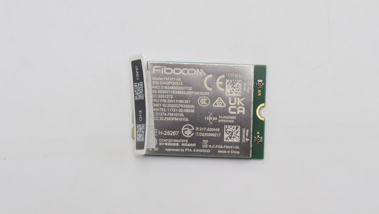 Lenovo Wireless Wireless,Wwann,Fbc,Fm - 5W11H85381