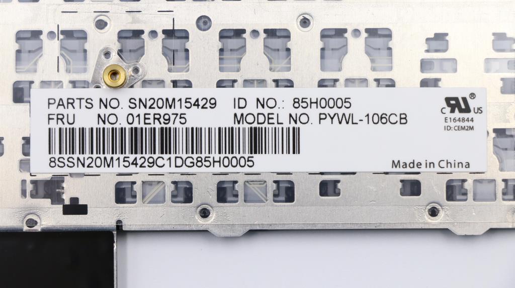 Lenovo Payton2Walter2 Nbl Kbd,Sk,Chy - 01ER975