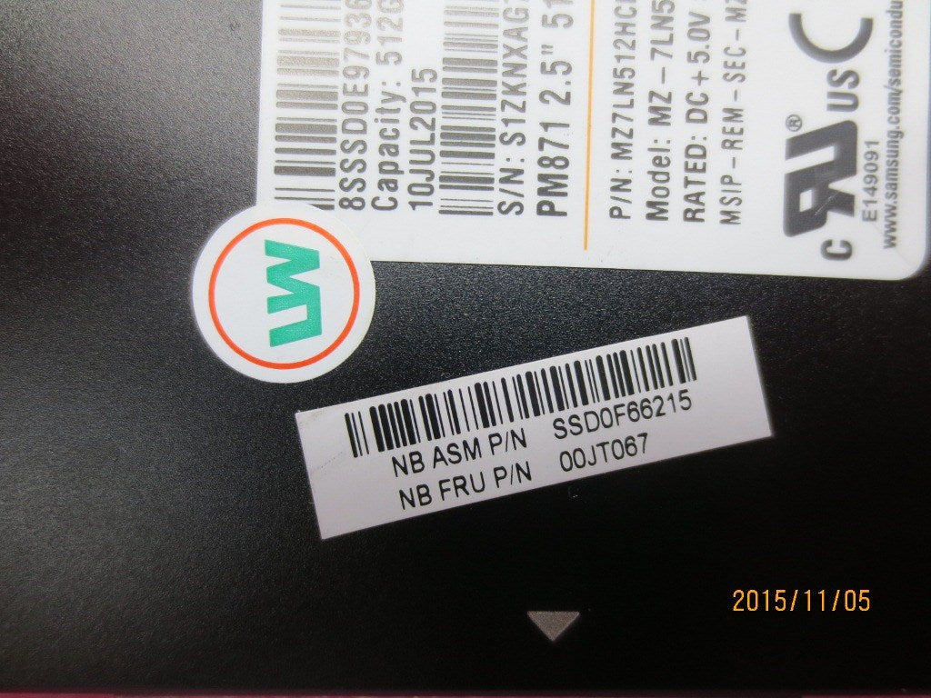 Lenovo 00JT067 Sd Solid State Drives