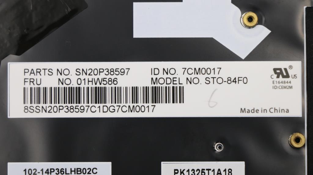 Lenovo Kb Chicony Black Fre - 01HW586
