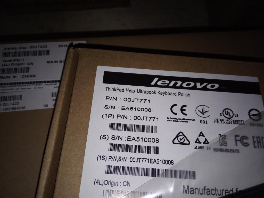 Lenovo Ki Keyboards Internal - 00JT771