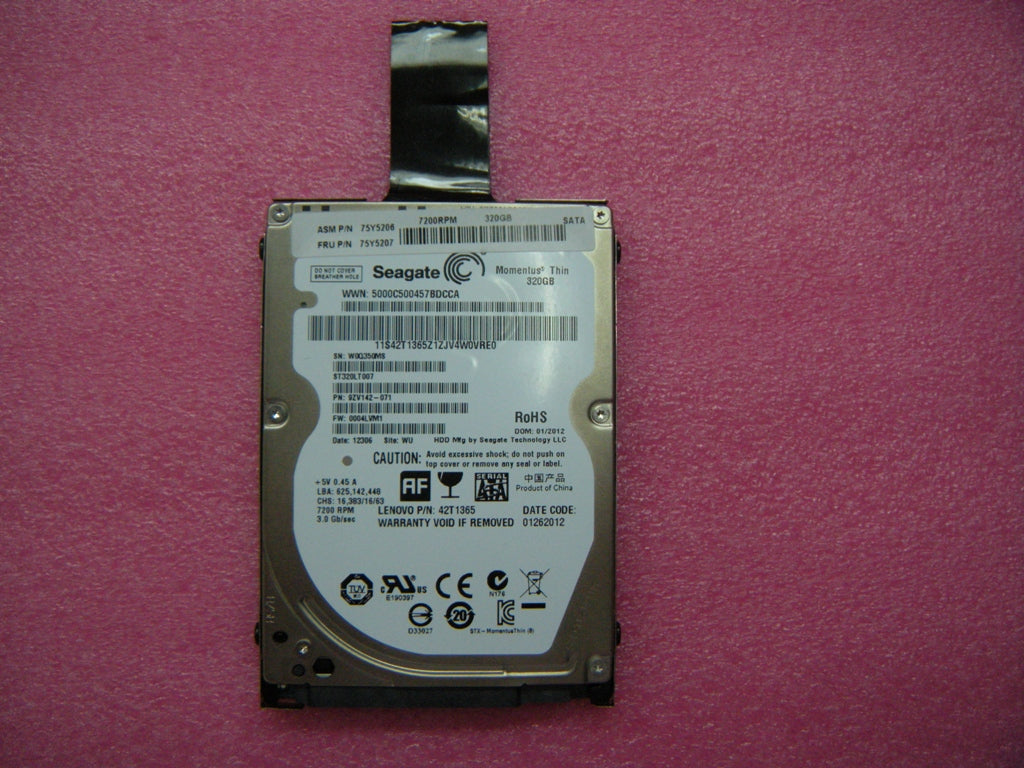 Lenovo Driveh Tray-As7 C320 Seagate - 75Y5207